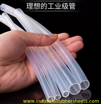 নিরাপদ এবং অ-বিষাক্ত জন্য মসৃণ পৃষ্ঠ সাদা PTFE টিউবিং