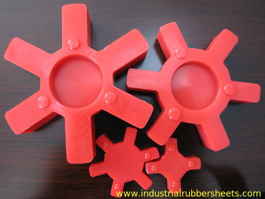 L Type Polyurethane Coupling with Taper Bore Universal Series 80-98 Shore A Hardness and 650% Elongation