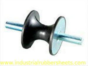 Black Industrial Grade Rubber Shock Mounts for Machinery Anti-Vibration in Standard Size