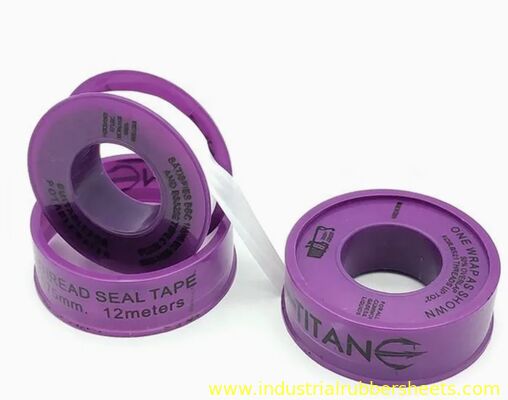 সিলিং পিটিএফই গ্যাসকেট টেপ সাদা 8 এমপিএ টান শক্তি বৈশিষ্ট্যযুক্ত যান্ত্রিক সিলিং অ্যাপ্লিকেশনগুলির জন্য উপযুক্ত