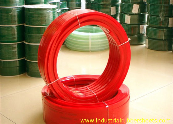 Red Polyurethane Coupling PU Hose with Chemic Erode Resistant and High Tensile Strength in 1.15-1.25g/cm3 Density